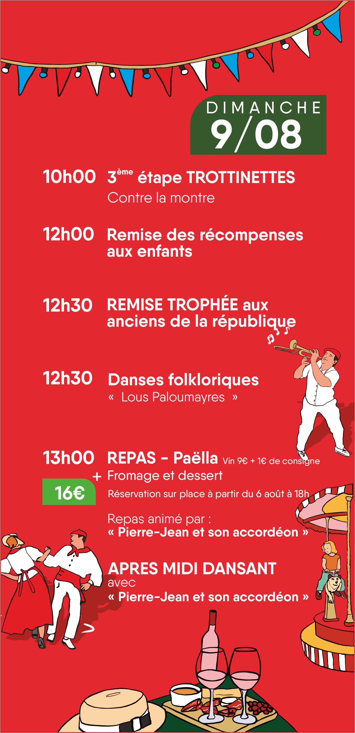 Programme des Fetes de la Republique 2026 dimanche