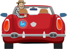 Voiture des Fetes de la République de Capbreton